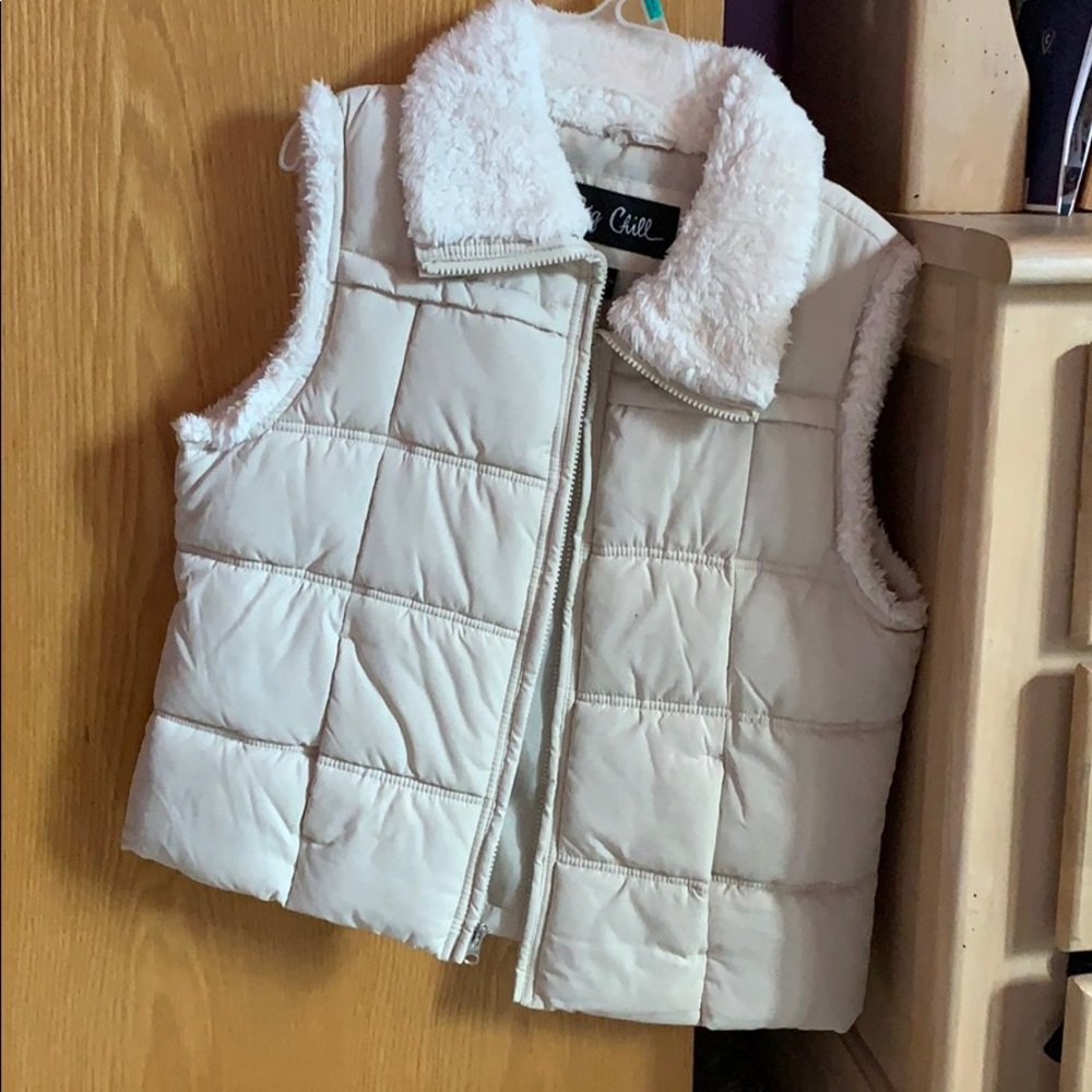 Light Beige Winter Vest